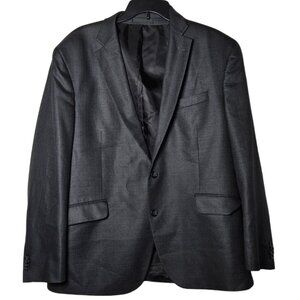 Kenneth Cole Reaction Mens Gray Techni-Cole Blazer Sports Coat Jacket Size 46R